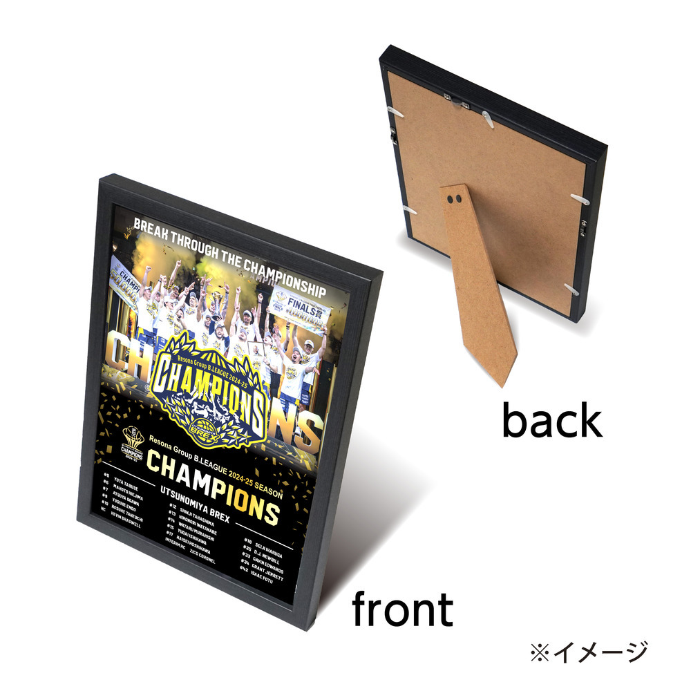 《第1次受付 6/2(月)18:00～ 6/8(日)23:59》【予約販売】BREX B.LEAGUE 2024-25 チャンピオン メタルポスター(A4) 詳細画像 1カラー 3